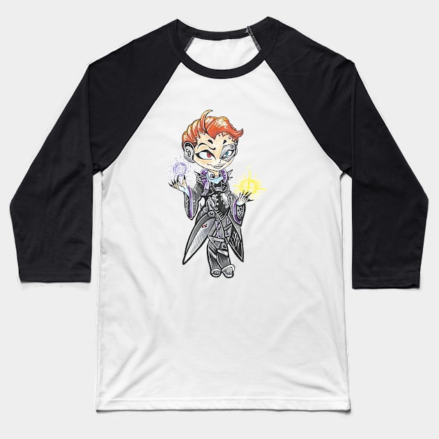 MOIRA CHIBI Baseball T-Shirt by Geeky Gimmicks